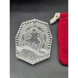 1993 Waterford Crystal Ornament 12 Days of Christmas Lords A Leaping With Box